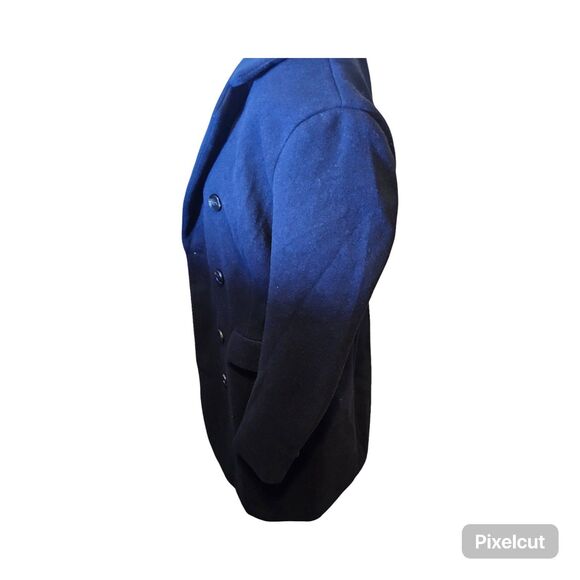 1NWOT Size Medium Allegra K Winter Black Coat - Picture 4 of 10